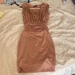 Mauve form fitting dress